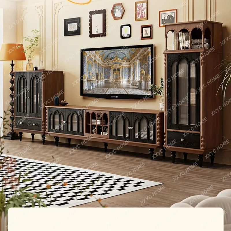 XXStands Adjustable Black Brown Console Tv Stands Universal Mirrored Mueble Para Televisor Furniture