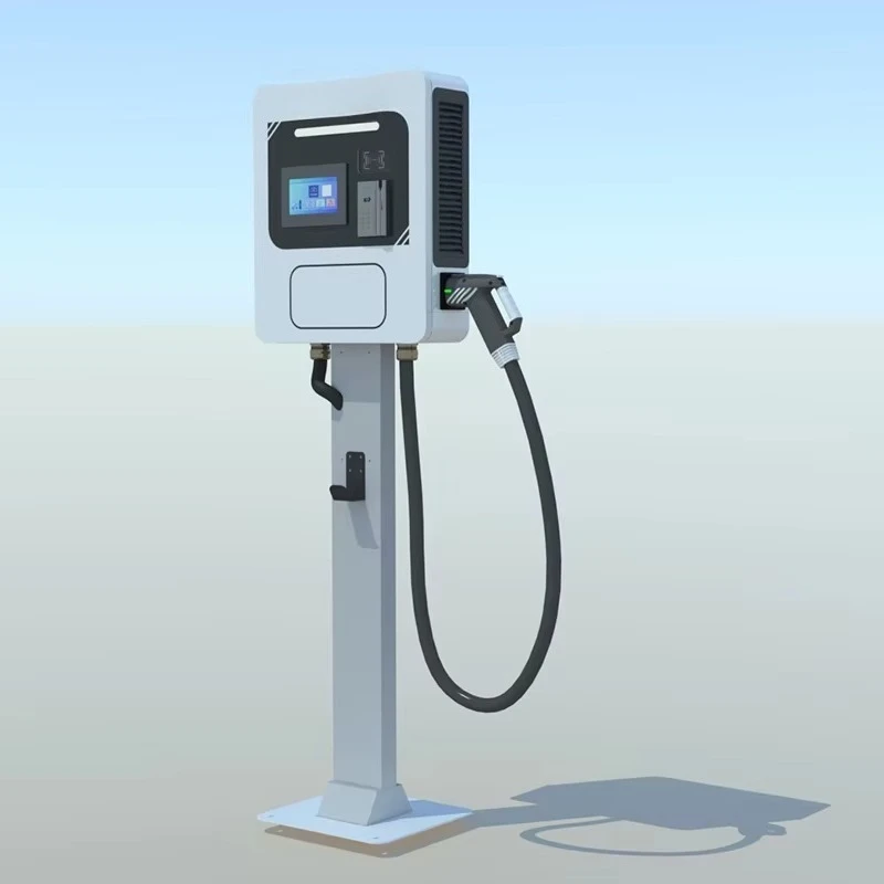 Wall Mounted 20kW 30kW 40kW DC EV Charger Fast Charging CCS2 CHAdeMO IP54 Home Commercial Electric Car Charging Pile
