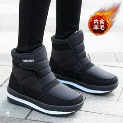 Women Snow Boots Platform Winter Boots Thick Plush Waterproof Non-slip Boots Fashion Women Winter Shoes Warm Fur Botas Mujer