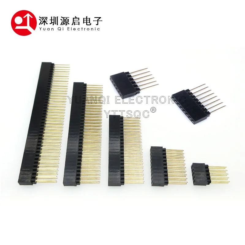 2.54mm dwurzędowy trzpień żeński nagłówek długi Pin 12.2mm 2*20p 6/8/10/32/40 gniazdo PCB PC104 23.2mm złącze do GPIO 3B + 4B Arduino