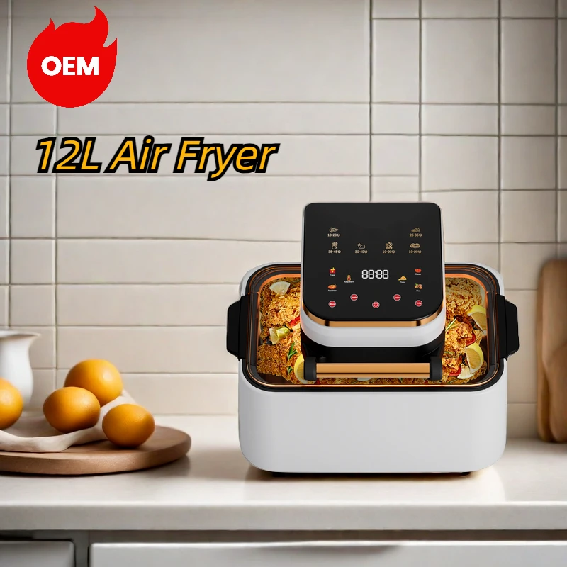 Clamshell Air Deep Frying Pan Large Capacity Intelligent Multi-Function Grilled Fish and Chicken