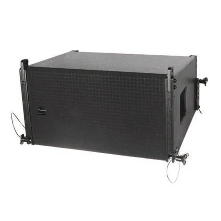 Sistema de audio line array para iglesia, altavoz pasivo de rango completo bidireccional, altavoz line array individual de 10 ", altavoz de neodimio de 8 ohmios