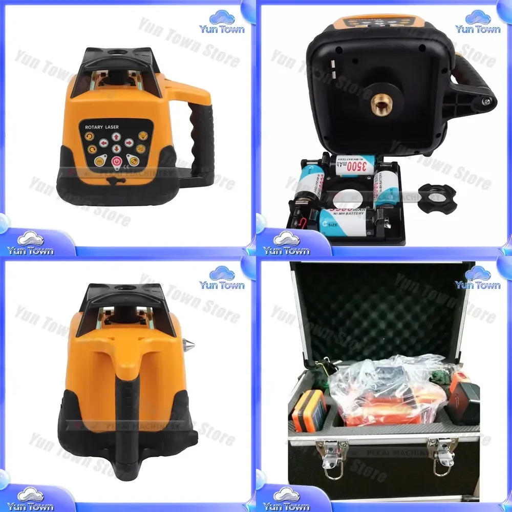 for 360 Degree Rotary Red Laser Level 500m Range Self Leveling Construction Laser Tool Automatic Rotating Laser Level for DIY