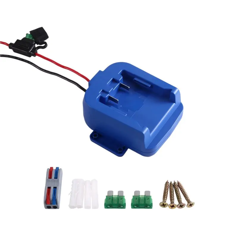 Adaptador de Bateria Power Wheel com Fusível de 40Amp e Fonte de Alimentação USB Tipo-C para DIY RC Kobalt-Y47A