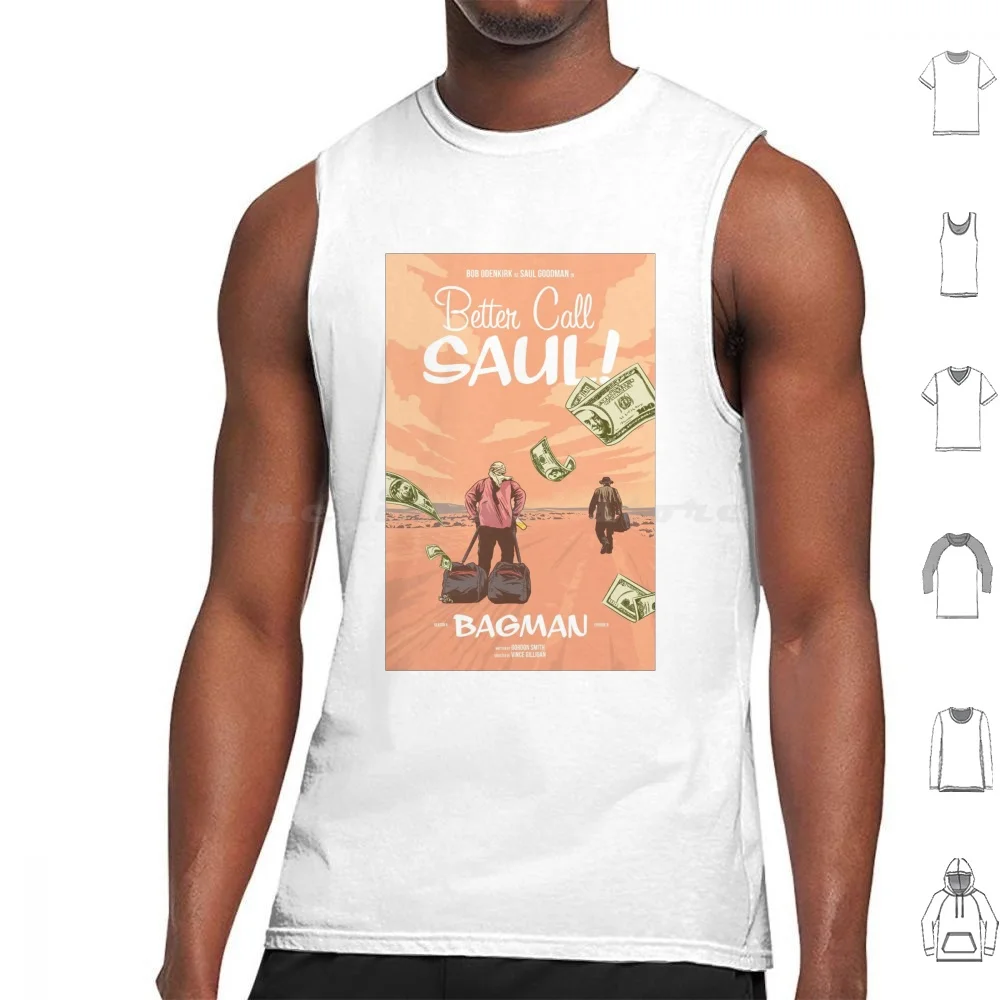 Better Call Saul Bagman Tank Tops Print Cotton Attorney Attorney At Law Better Call Saul Funny Lawyer Law Lawyer Lawyer