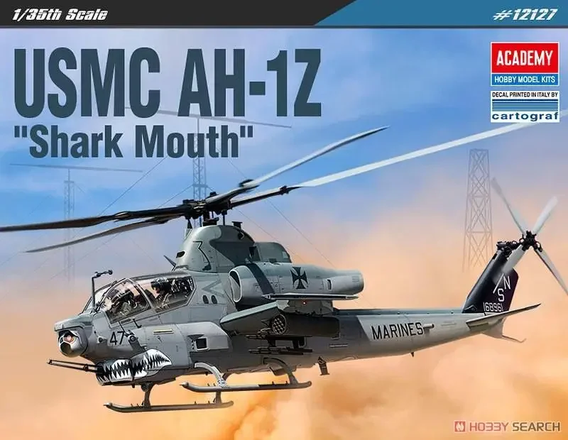 

Академия 12127 1/35 USMC AH-1Z «Акулий мундштук» (пластиковая модель)