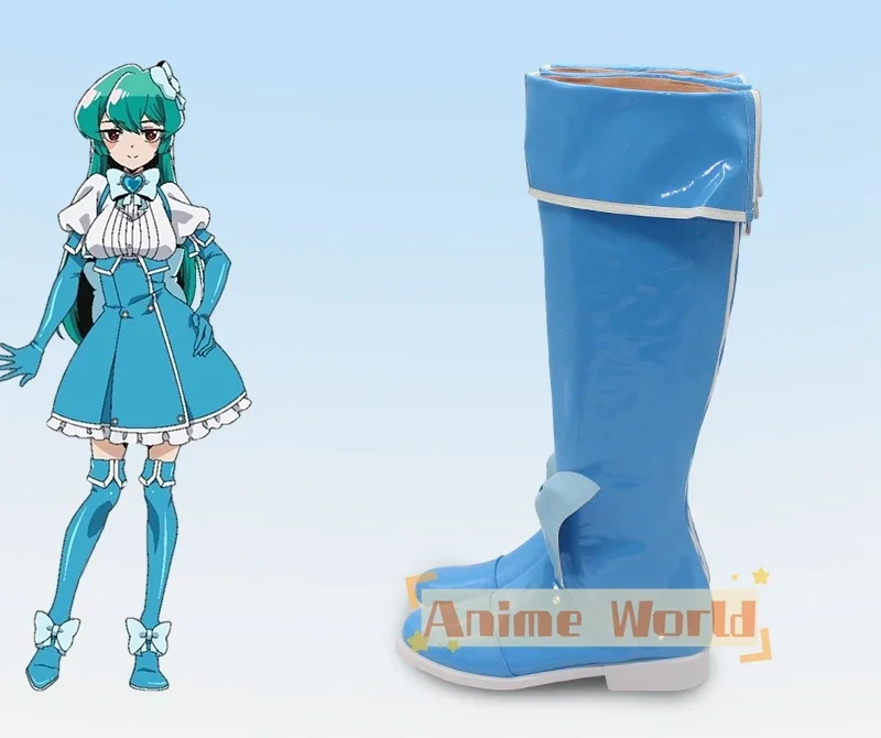 애니메이션 나는 마법 소녀를 감상합니다 마법 소녀 Minakami Sayo Magia Azure 코스프레 신발