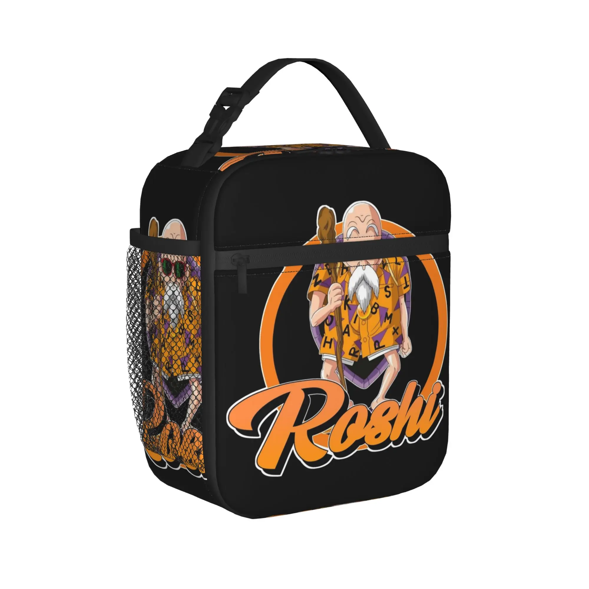 

dbz D-DragonBall-L Master Roshi Thermal Insulated Lunch Bags for Office Portable Food Bag Men Women Cooler Thermal Lunch Boxes