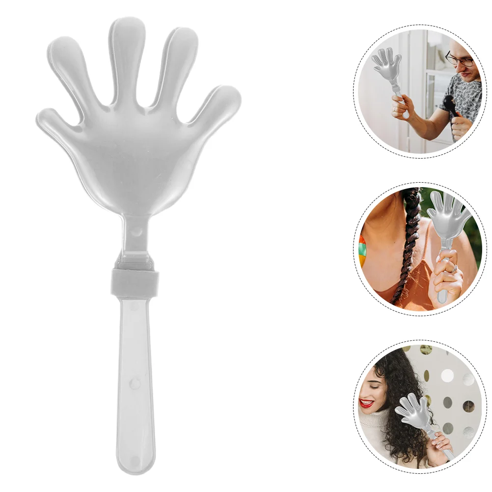 2 Pcs Little Clap Supplies for Concerts Bulk Noise Maker Prank Plastic Hand Clappers