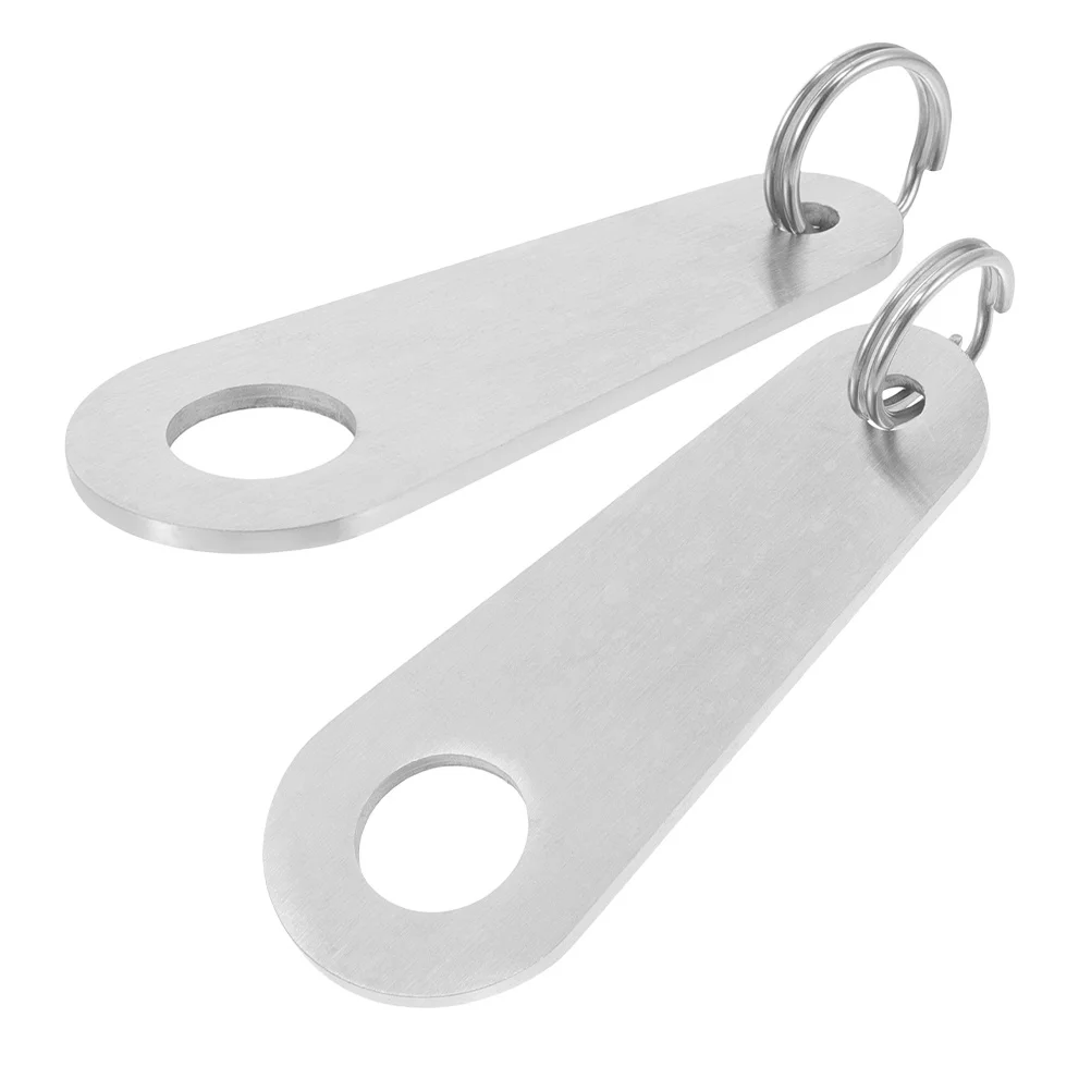 

2Pcs Motorcycle Bell Accessories Hanger European American Titanium Steel Keychain Riding Lucky Charm Bell Pendant Hanger