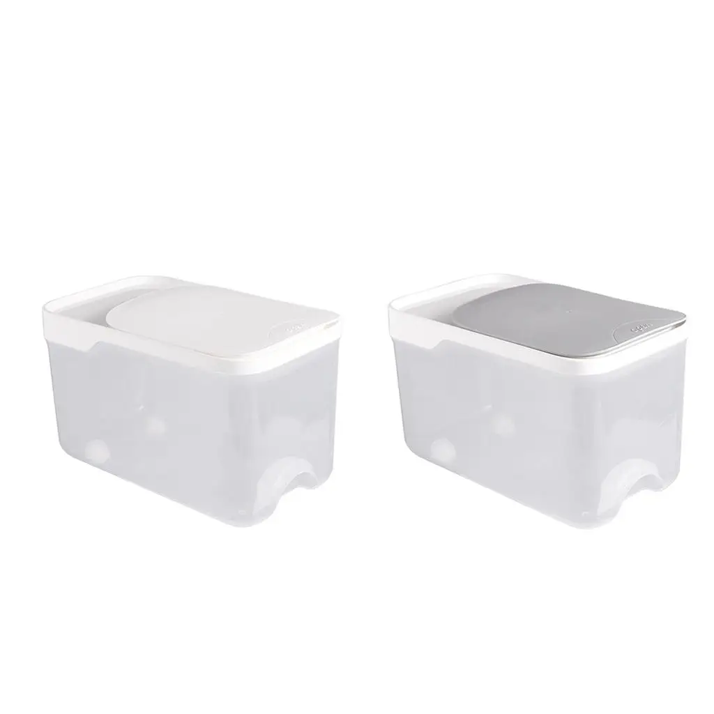 Reusable 5kg Large Capacity Rice Airtight Holder Grain Flour Container with Flip