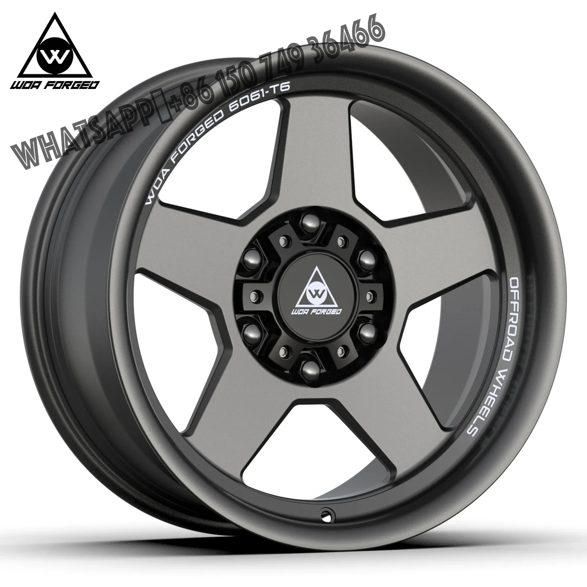 

High Load Off Road Rims 17 18 20 Inch 5 6 Hole Gloss Black Milled Forged Wheel Lightweight for 4x4 Toyota jeep Negative Offset