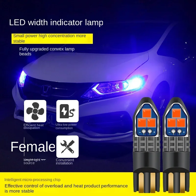 

2PCS Car LED Width Indicator Light T10 6SMD-3030 Driving Light Truck 24V AliExpress Car Light 12V