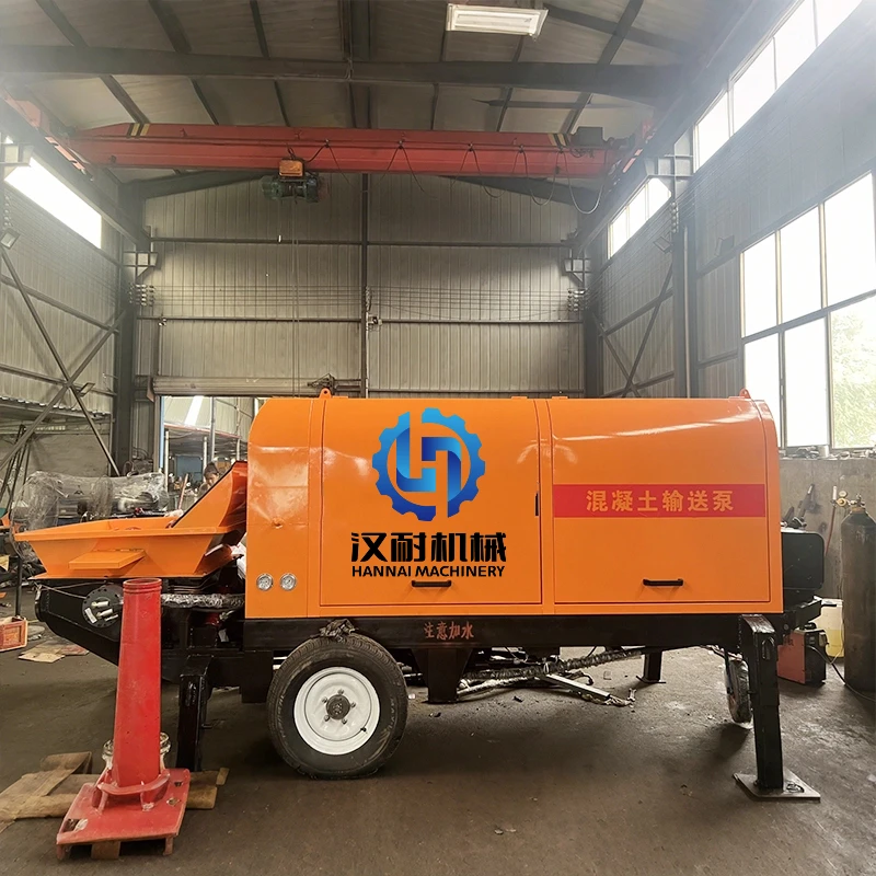 2025 جديد جودة عالية YG30 الديزل آلة مضخة الخرسانة مقطورة صغيرة مضخة نقل الخرسانة 20m3/ساعة قدرة مضخة خلاط الخرسانة