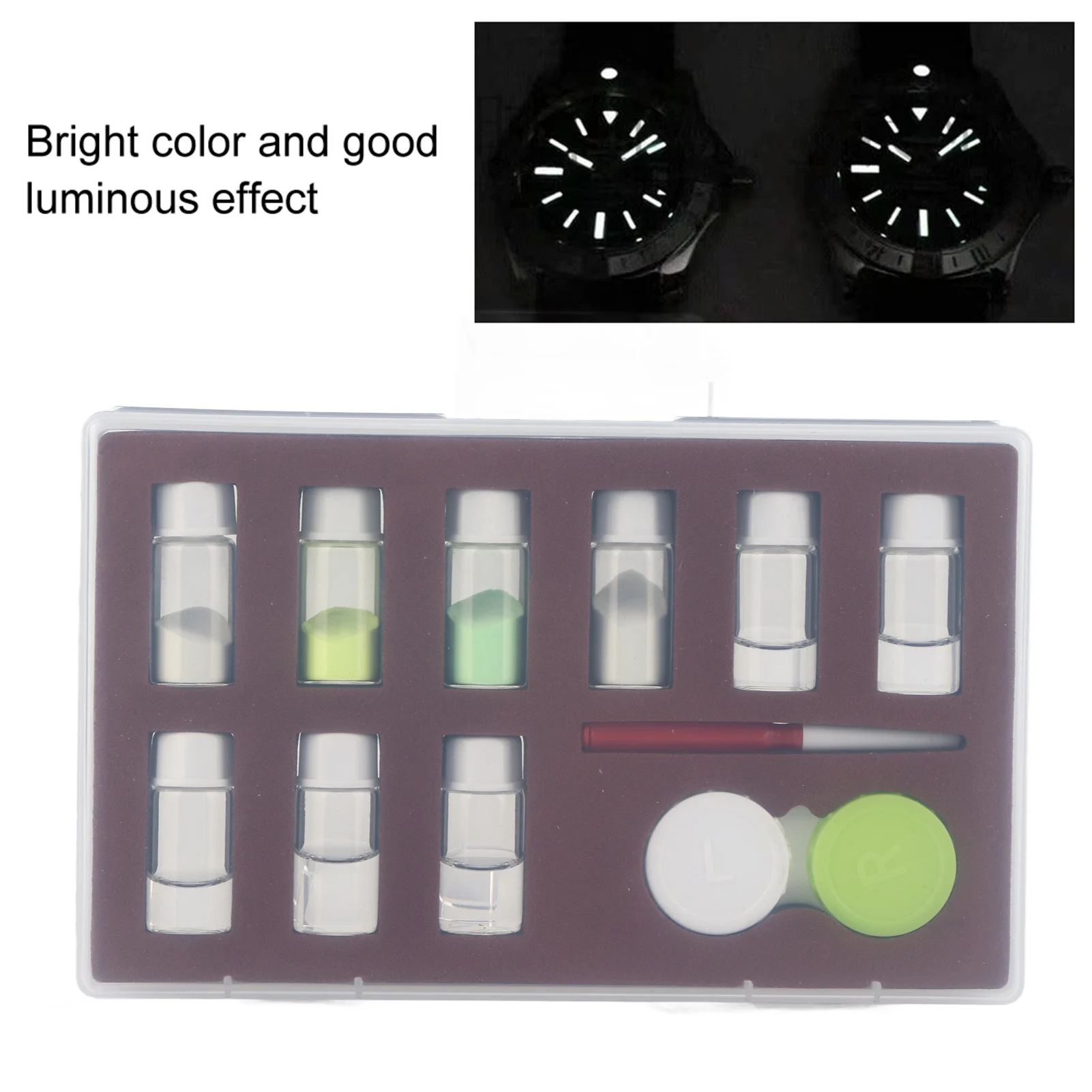 4 Colors Professional Watch Luminous Fluorescent Powder Watch Repairing Tool Kit Watch Fluorescent Powder Watch Luminous Powder