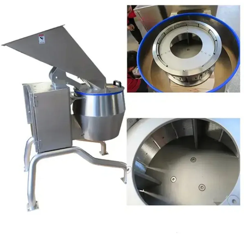 Cortador automático de verduras y queso, máquina trituradora de cubitos de patatas, máquina cortadora de verduras para catering