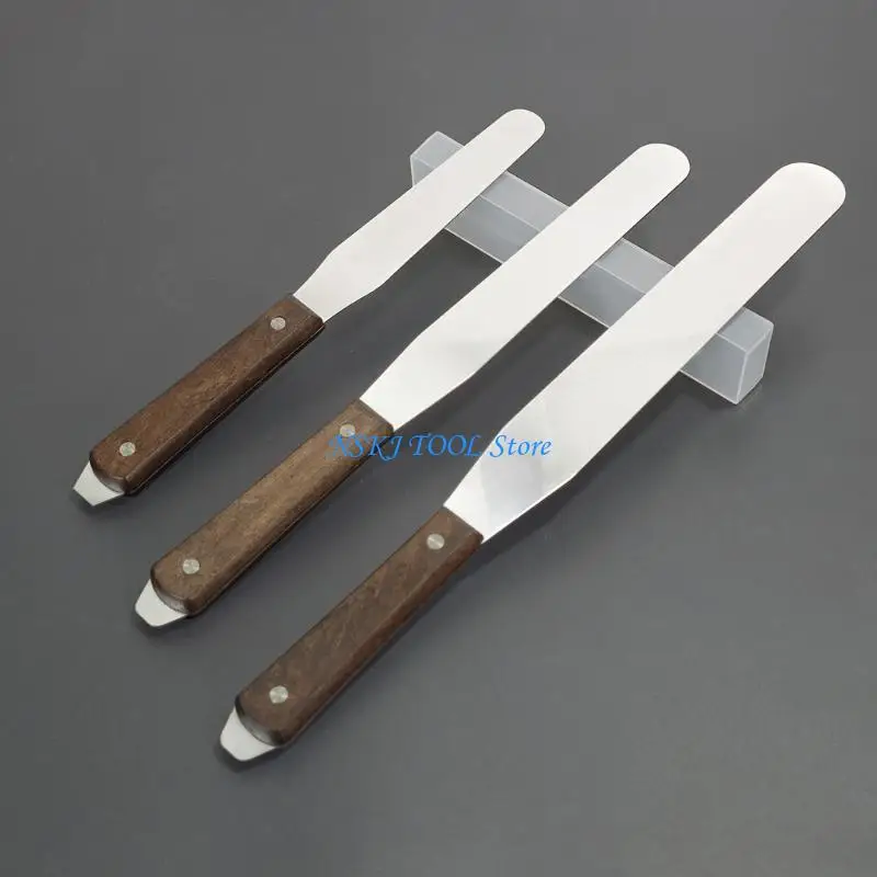 

L8RC Silk Screen Printing Scraper Tool Steel Screen Printing Inks Spatulas Scraper