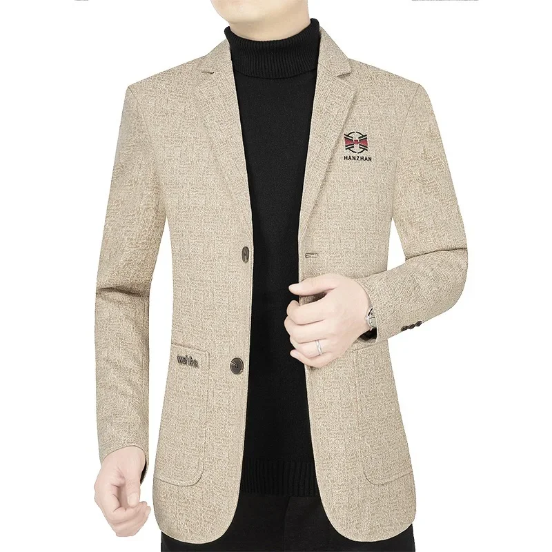 Men Luxurious Business Casual Blazers Jackets New Autumn Man Formal Wear Suits Coats High Quality Male Blazers Men\'s Clothing 4X