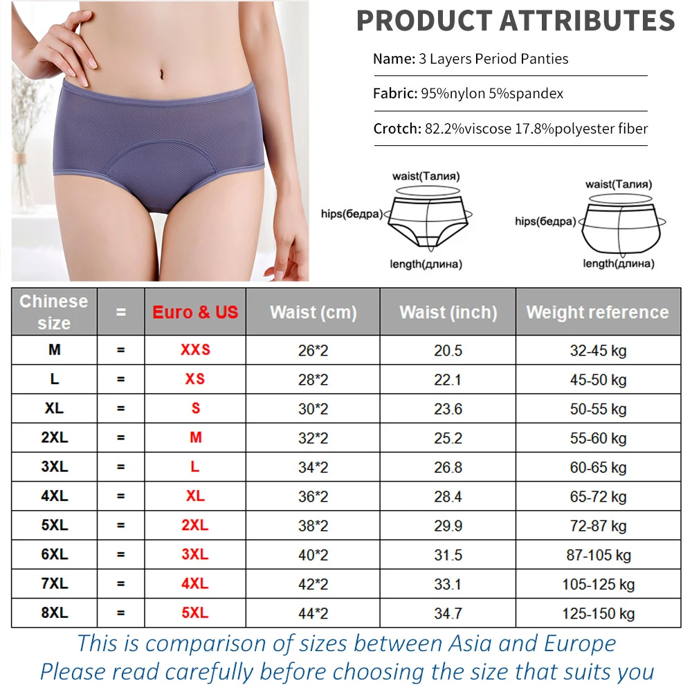 5 teile/satz auslaufs ichere Menstruation höschen Frauen Periode Unterwäsche sexy Hosen physio logische Unterwäsche plus Größe wasserdichte Slips &