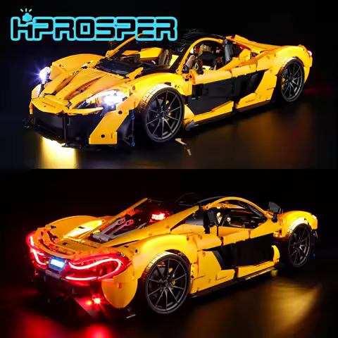 HPROSPER 5V LED Light (No Model) For LEGO 42172 Technic McLaren P1 Light Up your Building Blocks With battery box