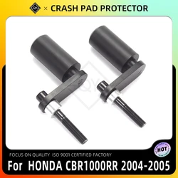 LQYL Motorcycle Black Carbon No Cut Frame Sliders Crash Falling Protection For HONDA CBR1000RR CBR 1000 RR CBR1000 2004 2005