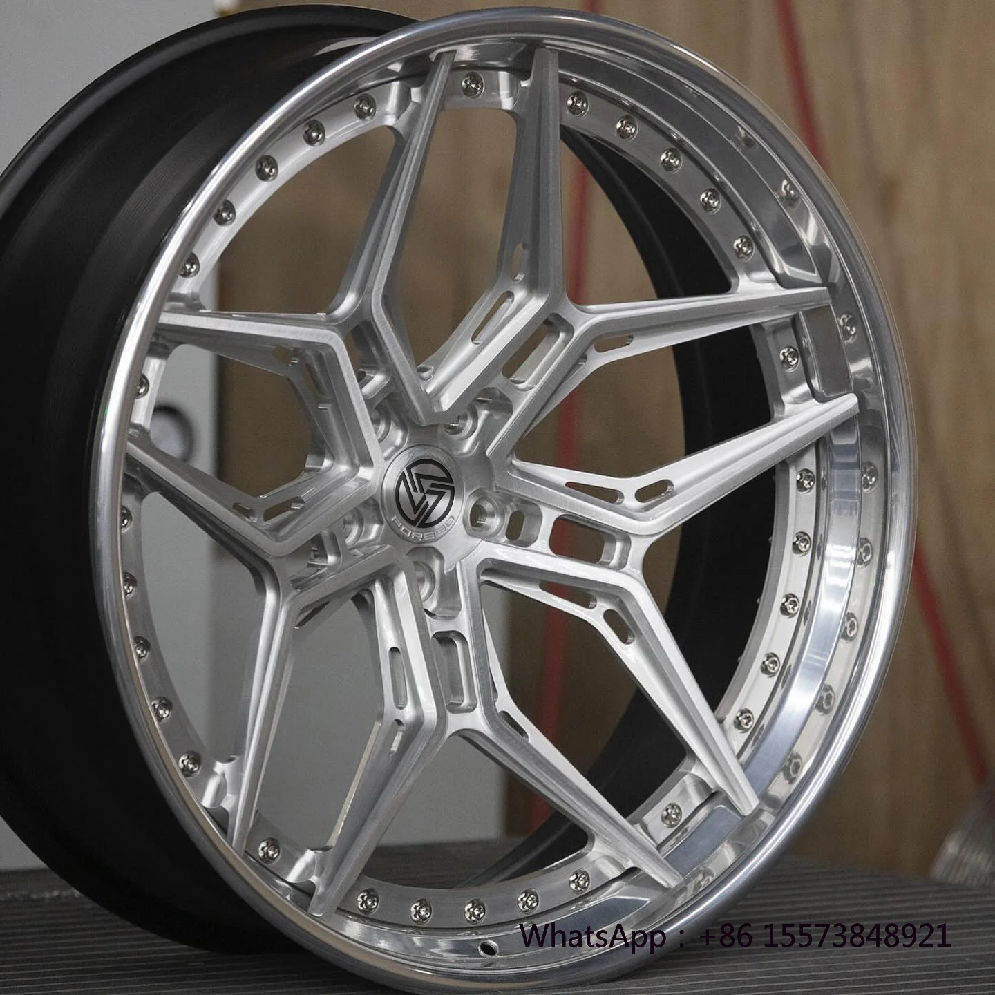 

2-Piece Deep Concave Custom Forged Wheel 5x114.3 5x120 5x112 Racing Car Wheel 17 18 19 20 21 22 23 Inch Car Alloy Rim