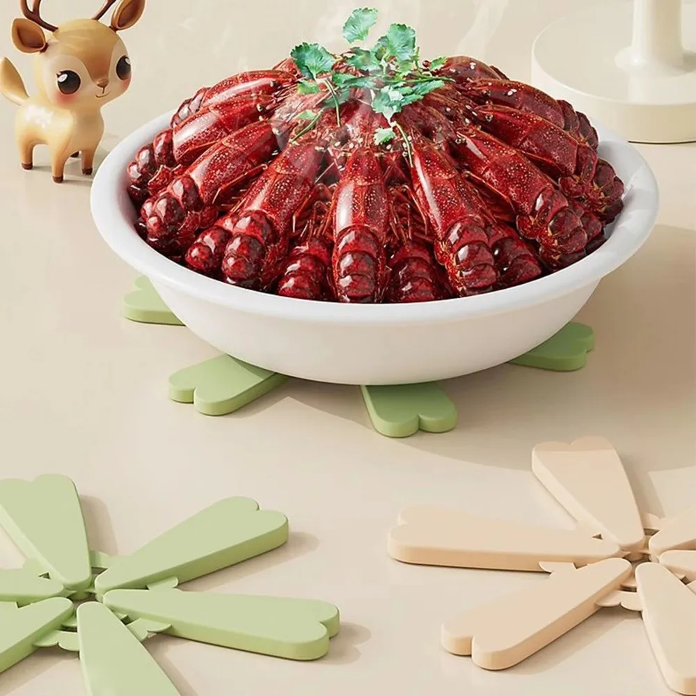 

Складной деревянный набор подставок для елки из 3/4, набор подставок для украшения рождественской елки с подставкой, термоизолирующие деревянные салфетки