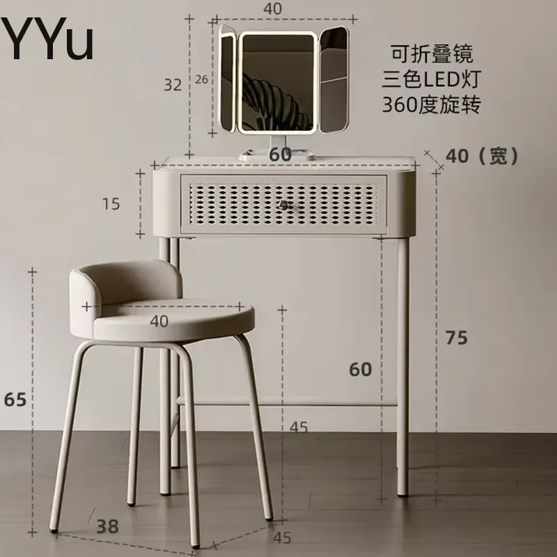 for Storage Minimalist Dressing Table Tiny Space Saving Elegant Makeup Vanities Unique Style Vanity Tocador Maquillaje