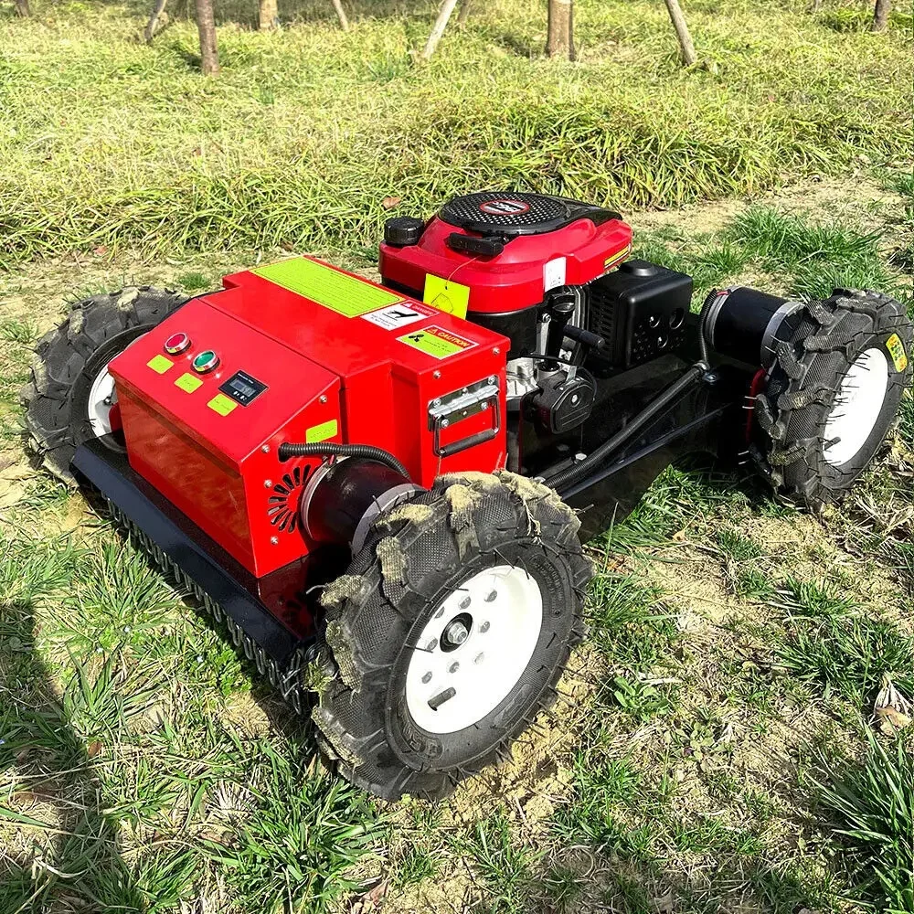 Wheel type Remote Control Electric & Gasoline Reel Lawn Mower Robot Grass Weeding Machine