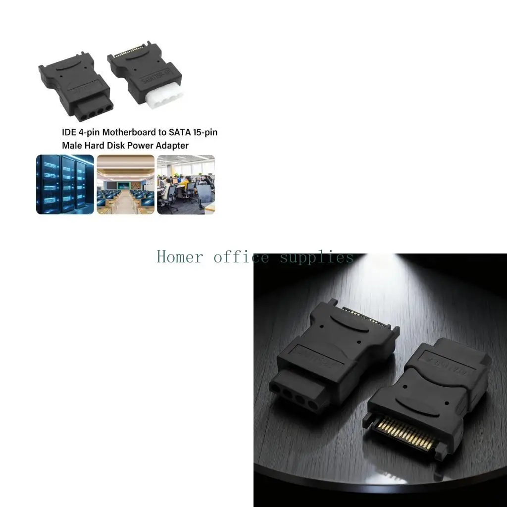 

Мужчина ABS SATAs 15Pin K43B к переходникам 4Pin IDE гнездовым для электропитания компьютера