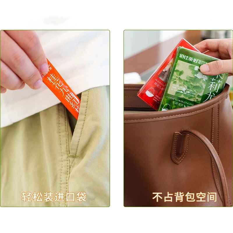 High-end Tea Gift Box 2gX12pcs Novel Teapowder Box Pu'er Oolong Jasmine Flower Fragrance Sealed Box Natural New Products Chinese