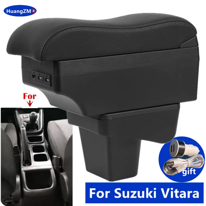 Auto Armlehne für Suzuki Vitara Armlehne Box für Suzuki Vitara zentrale Aufbewahrung sbox Innen dedizierte Nachrüstung Autozubehör