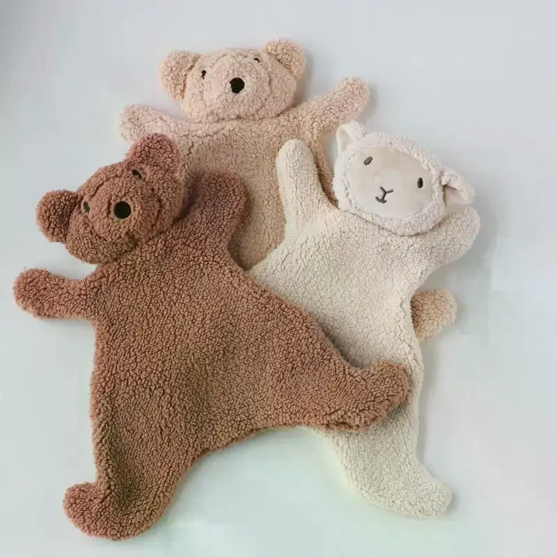 

Baby Comfort Towel Cotton Comforter Blanket Soft Newborn Sleeping Dolls Kids Fashion Sleep Toy Soothe Appease Towel Bibs