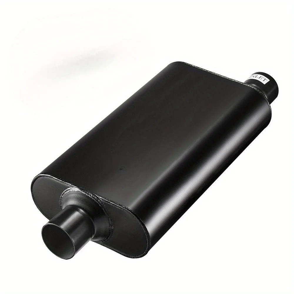 

3-дюймовый впускной 3-дюймовый выход 50 серии со смещением в центре выхлопного глушителя, автомобильные аксессуары