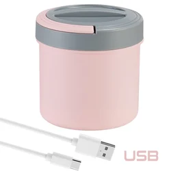 Scatola per il pranzo elettrica in acciaio inossidabile spina USB riscaldamento Bento Box contenitore termico per scaldavivande riscaldato per auto da Picnic portatile