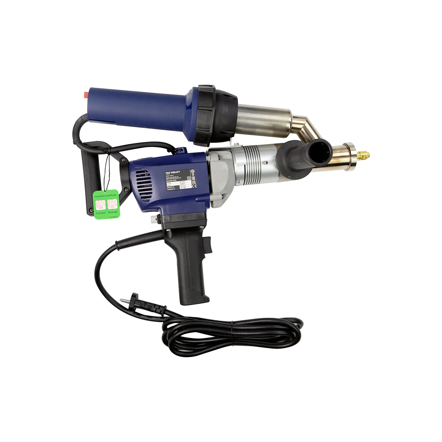 

Welding Gun With Powerful Drill For PP PE EVA Material WELDY Machines Booster EX2