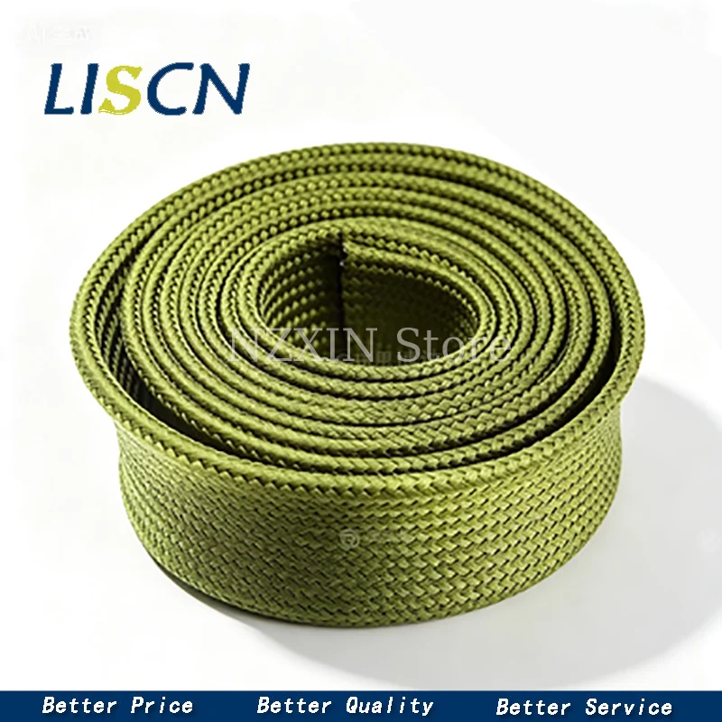 5M soft cotton Nylon Sleeve  4/6/8/10/12/14/16/18mm Wire Cable Protecting Nylon Braided High Density wire protection army green