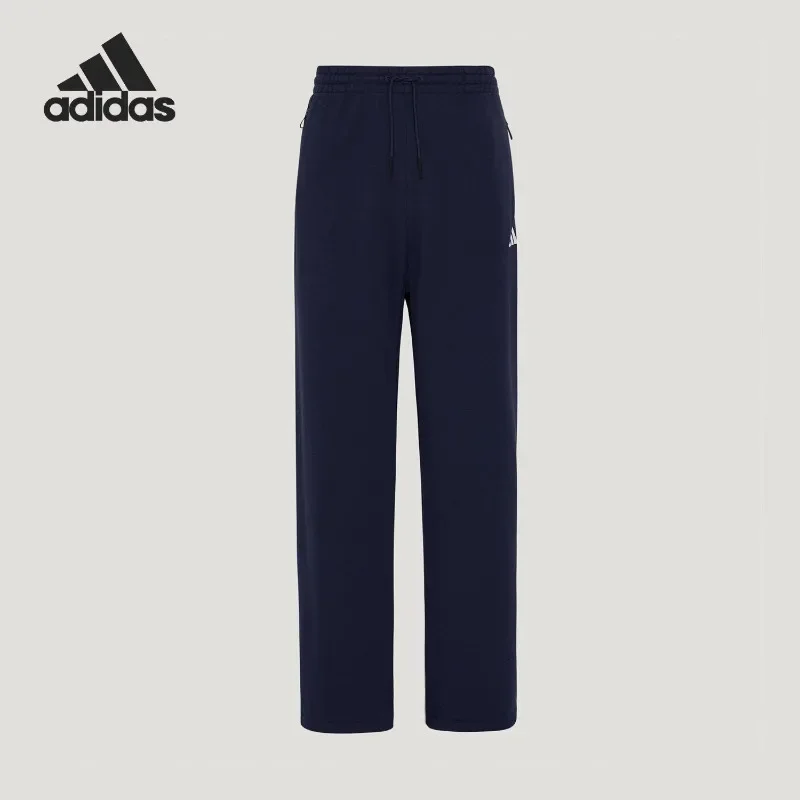 Adidas Water Repellent Button Zip Waist Loose Fit Snap Cargo Pockets Cycling TrousersKW0657