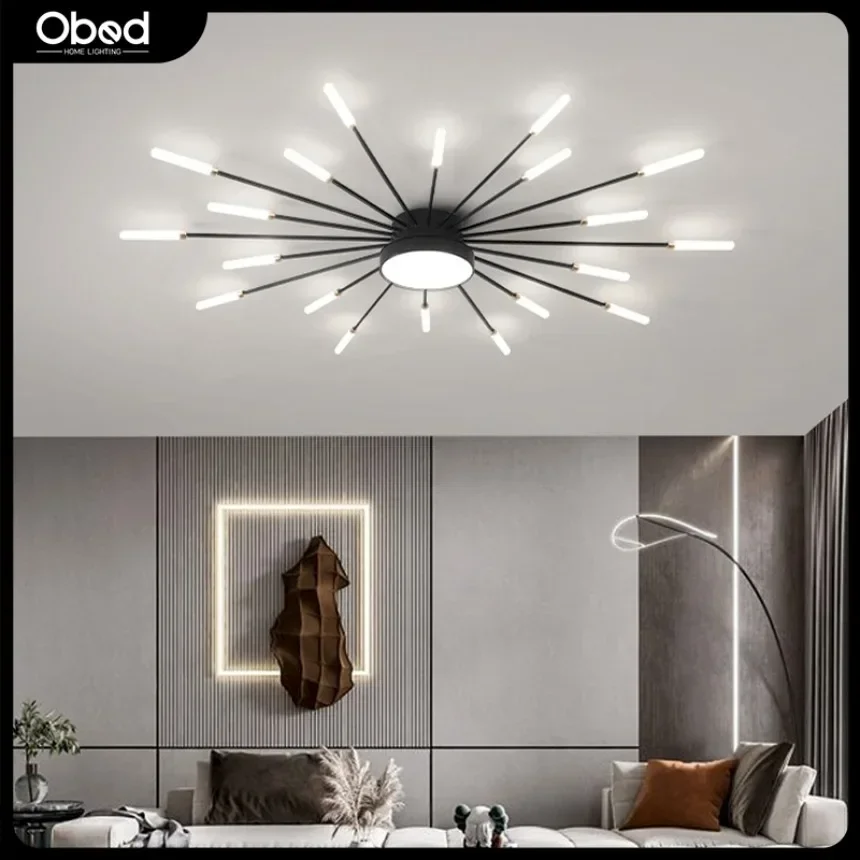 

New LED Ceiling Light Modern Creative Fireworks Design Pendant Lamp Living Room Dining Room Kitchen Bedroom Decoration Lighting