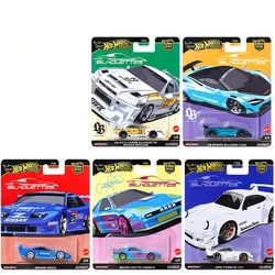 In stock Hot Wheels Premium Car Culture SILHOUETTES Boys Toys 1:64 Diecast Porsche Mazda Nissan Skyline McLaren Birthday Gift