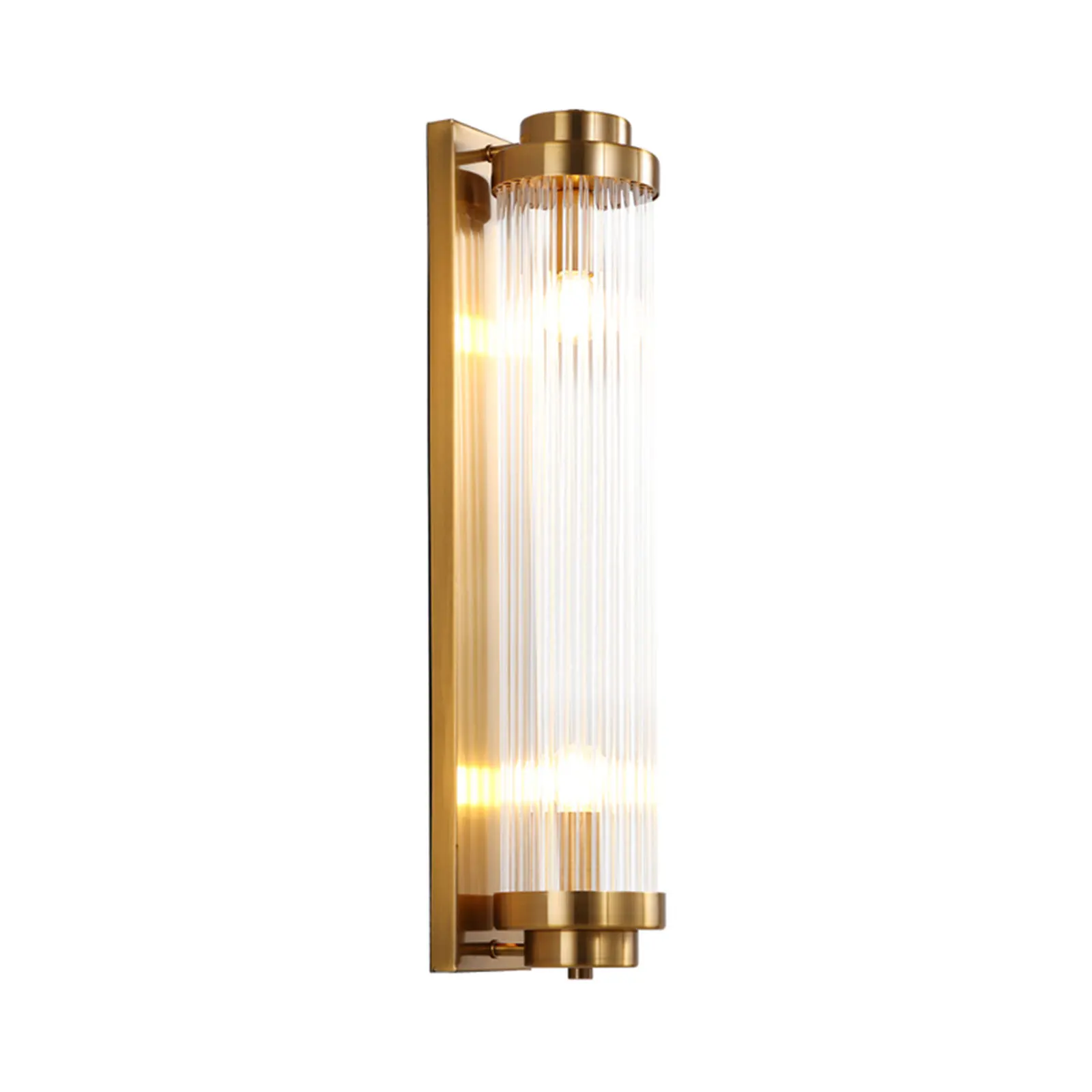 Modern Gold Wall Lamp Indoor Glass Wall Sconce Wall Light Fixture Bedroom Hallway Office Wall Mounted Lighting Decor E14/E12