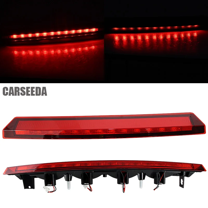 

1PC Smoked RED Lens Rear Red High-Mount Led Third 3rd Brake Light Lamp For Ford Mustang 1999-2002 2003 2004 OEM:1R3Z13A613AB