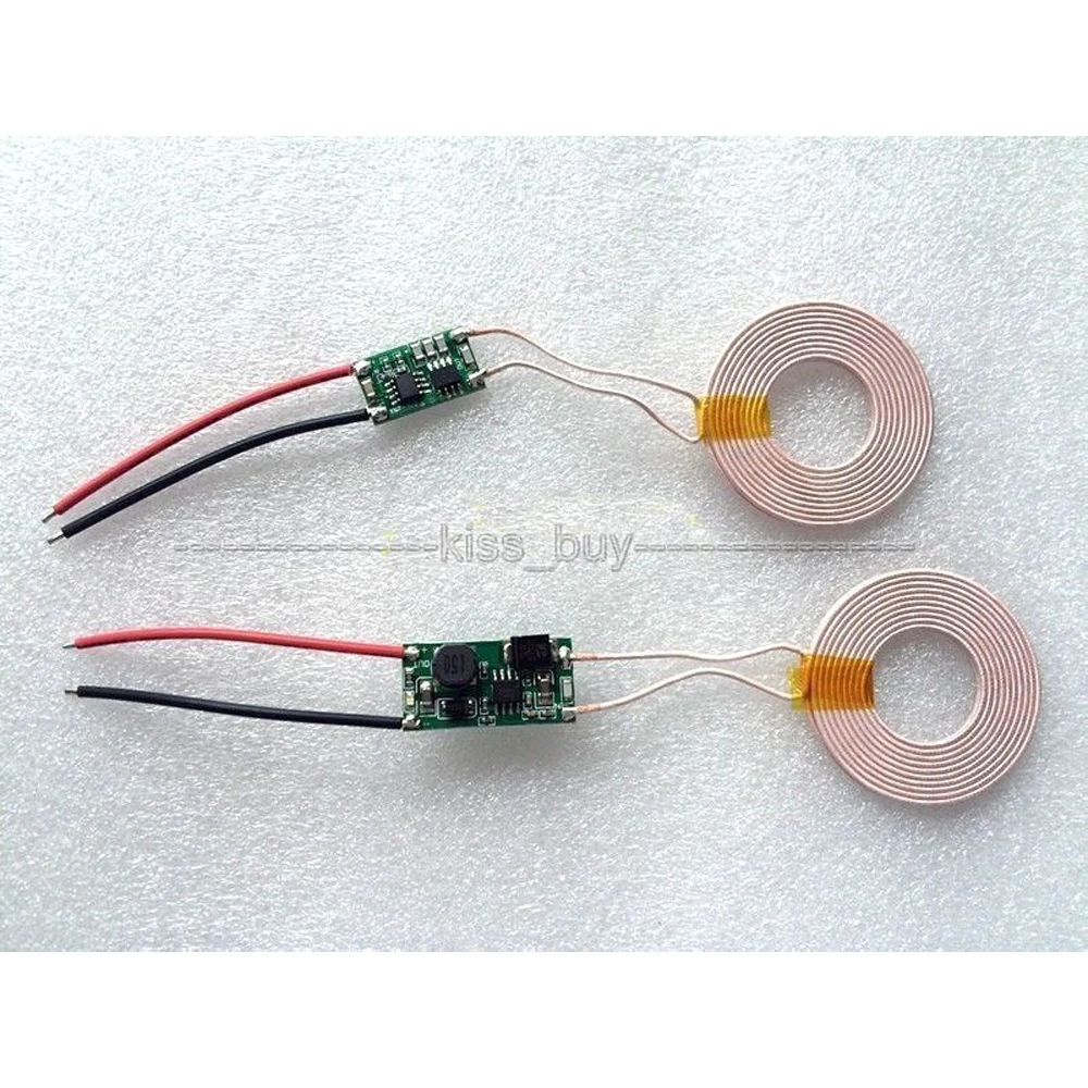 Imagem -05 - Módulo de Carregamento sem Fio Alimentação Bobina Carregador Indutivo Faça Você Mesmo Cells Telefone Transmissor Módulo Receptor 5v 2a 12v
