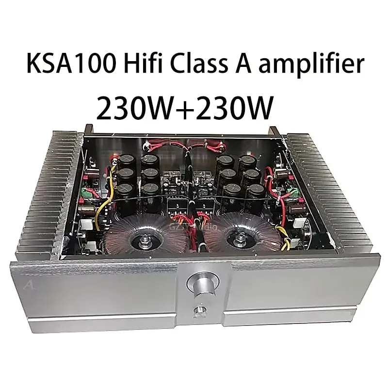 

AIYIMA SMSL KSA100 Class A Power Amplifier 230W 2.0 Vocal Tract HiFi Amplifier MJ15024 MJ15025 Tube Hi-end Pure Post Amp Audio