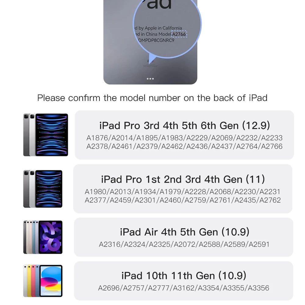 LESEN YYEAH Magic Keyboard für iPad Air 2025 Hülle für iPad Air 6 11 2024 Pro 13 Pro 11 2024 für iPad Pro 12,9 Air 4 5 10,9 Zoll Hülle