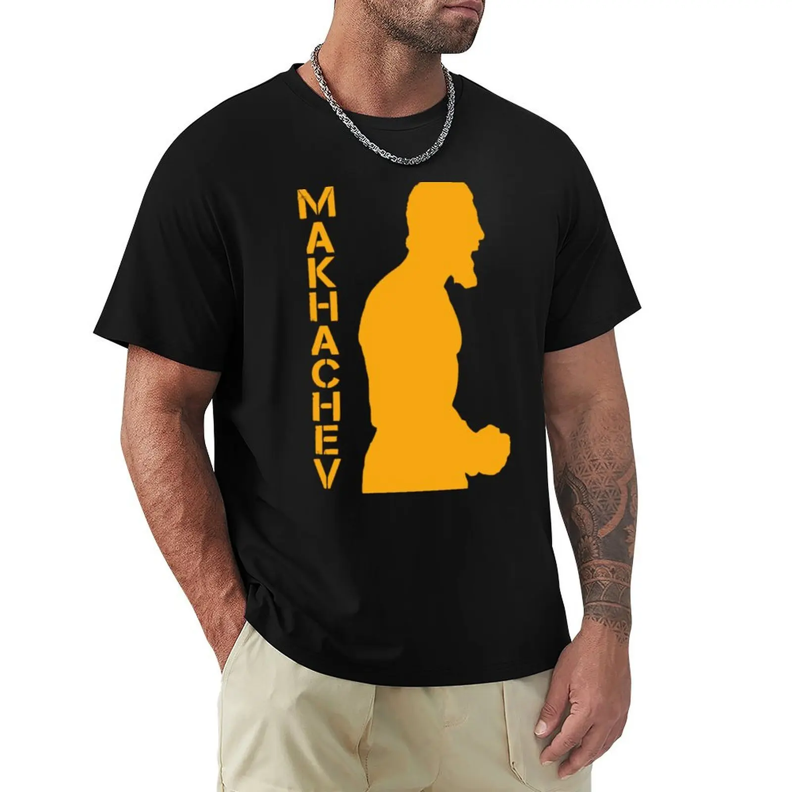 Islam Makhachev T-Shirt Daily Casual Short Sleeve Tee Shirt