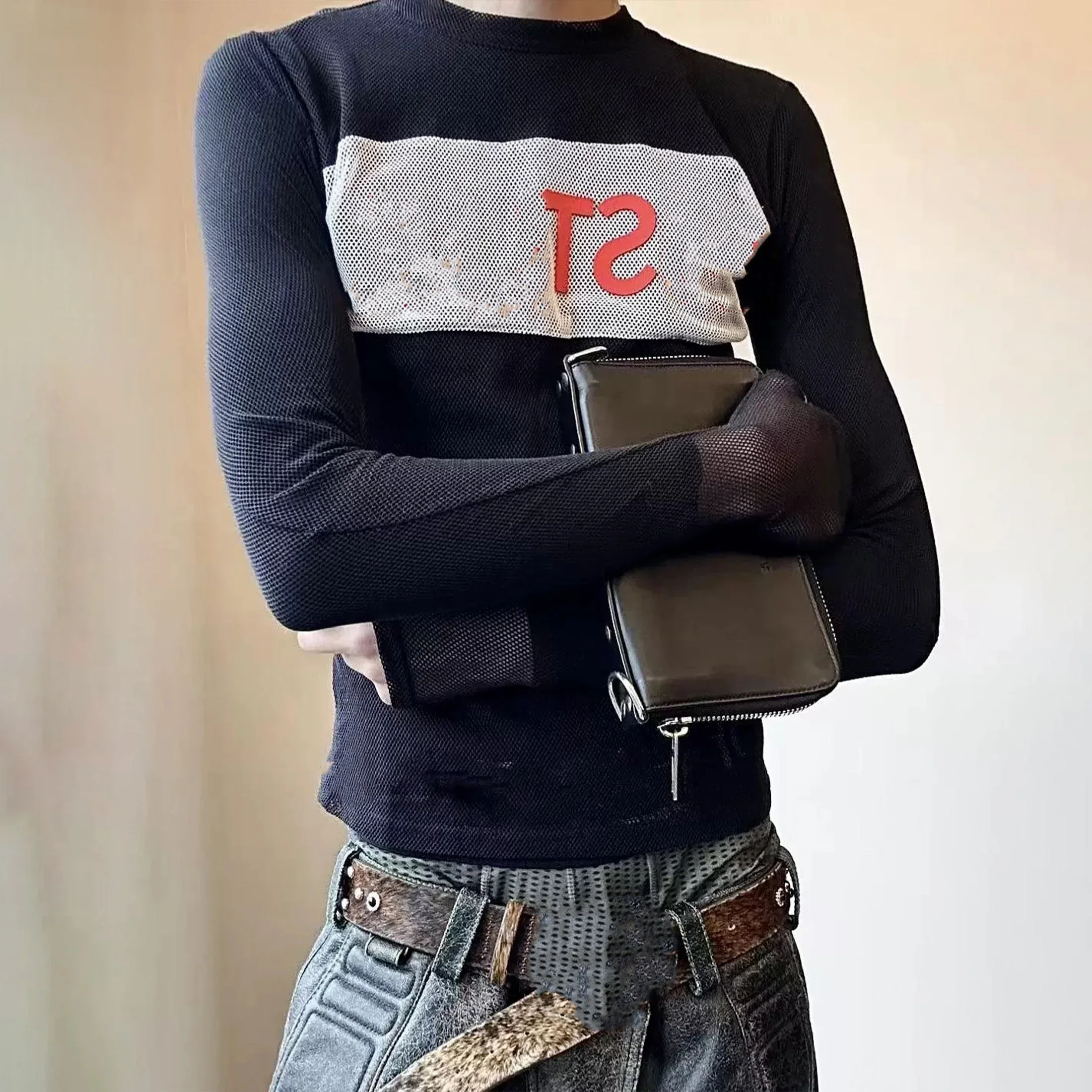 

NIGO Long Sleeve Tee High Street Casual Trend Fashion Retro Cool Zipper Cardigan Ngvp #nigo1749