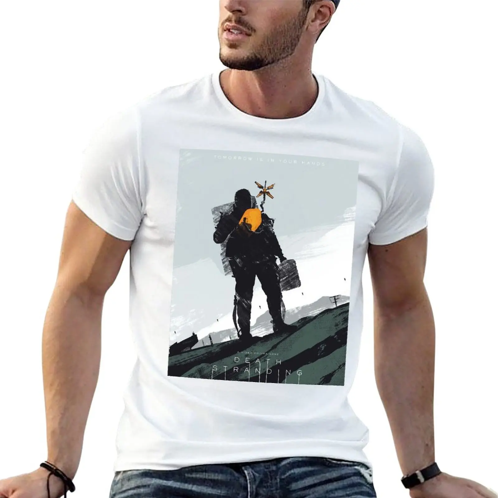 

death stranding T-Shirt tops sports fan t-shirts summer top vintage clothes mens graphic t-shirts anime