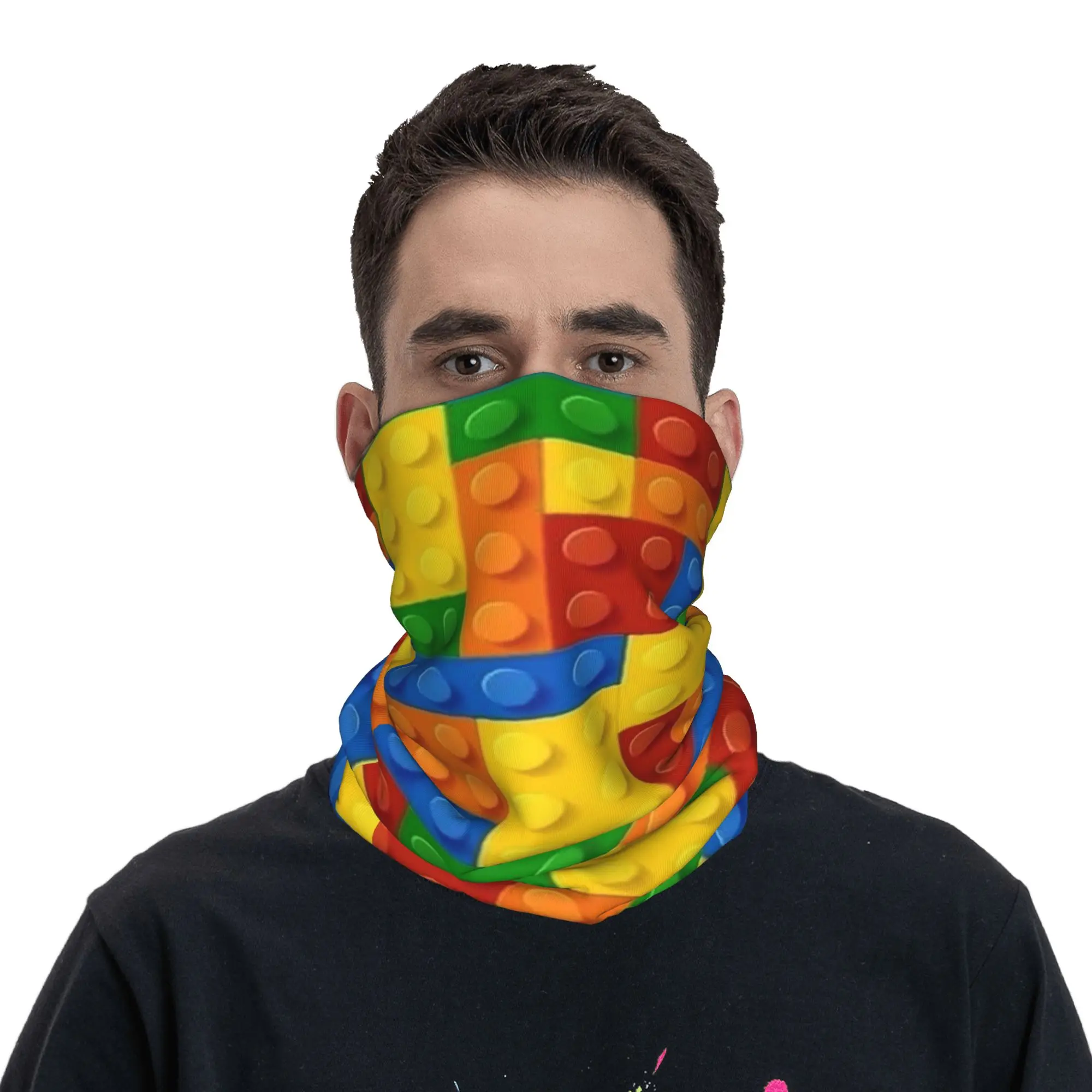 Hit the bricks Bandana Neck Cover Printed Wrap Mask Scarf Multi-use Headband Running For Men Women Adult Washable