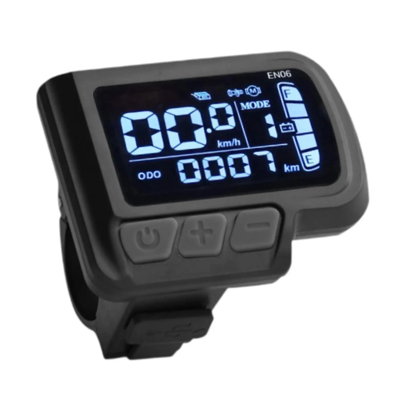 

Electric Bicycle LCD Display E Bike Display Waterproof EN06 24V 36V 48V Indicator Control Panel Handlebar Mount Bike Computer